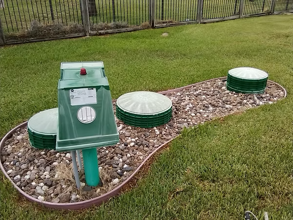 Aerobic septic system inspection
